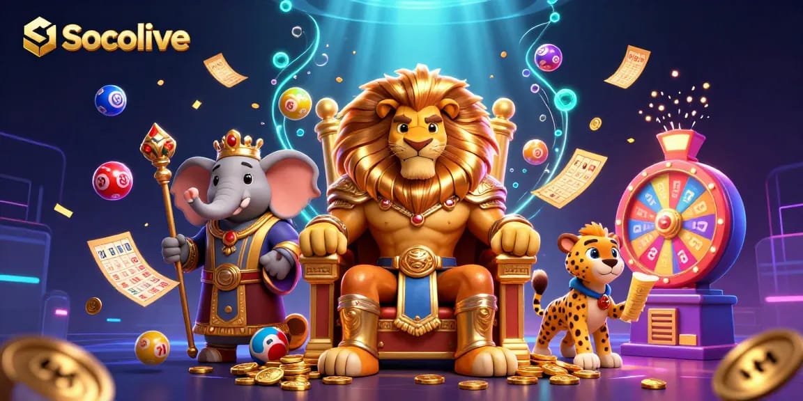 Socolive offers thrilling lottery experiences with lively gaming elements and vibrant visuals.