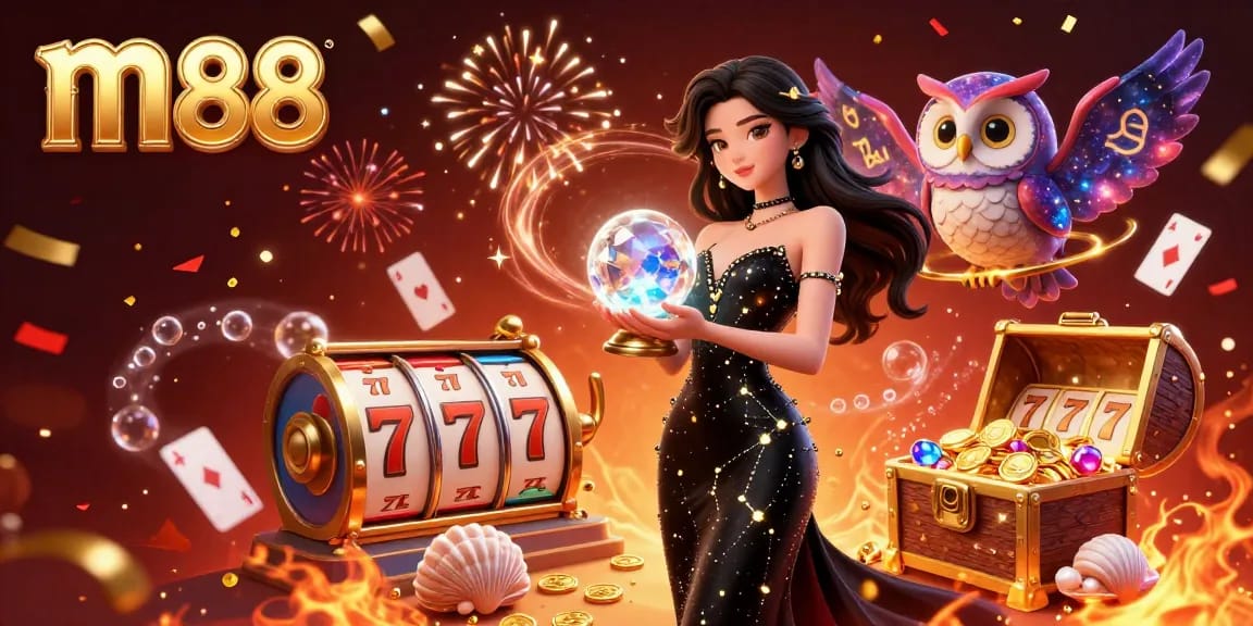Join the exhilarating m88 casino experience with vibrant characters and dynamic game elements.
