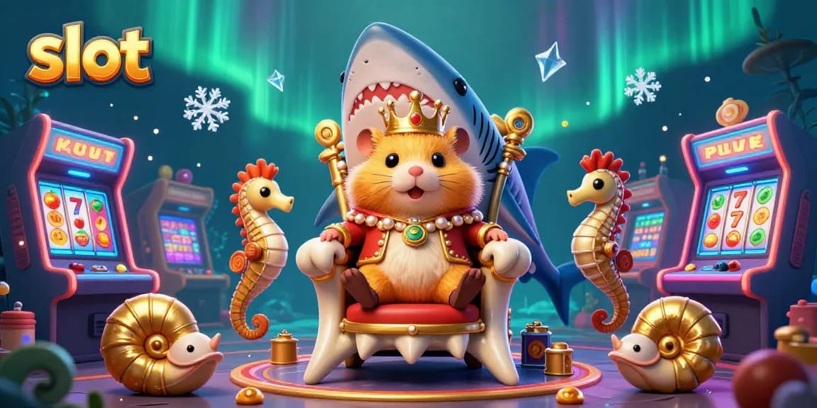 Slot online dengan hamster raja dan kuda laut, pengalaman bermain yang unik dan interaktif.