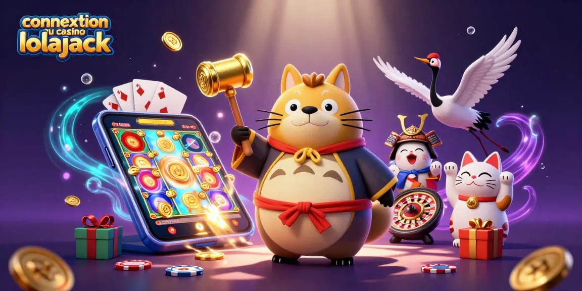 Jouez au casino grâce à la connexion au casino lolajack, entouré de chance et de jeux.