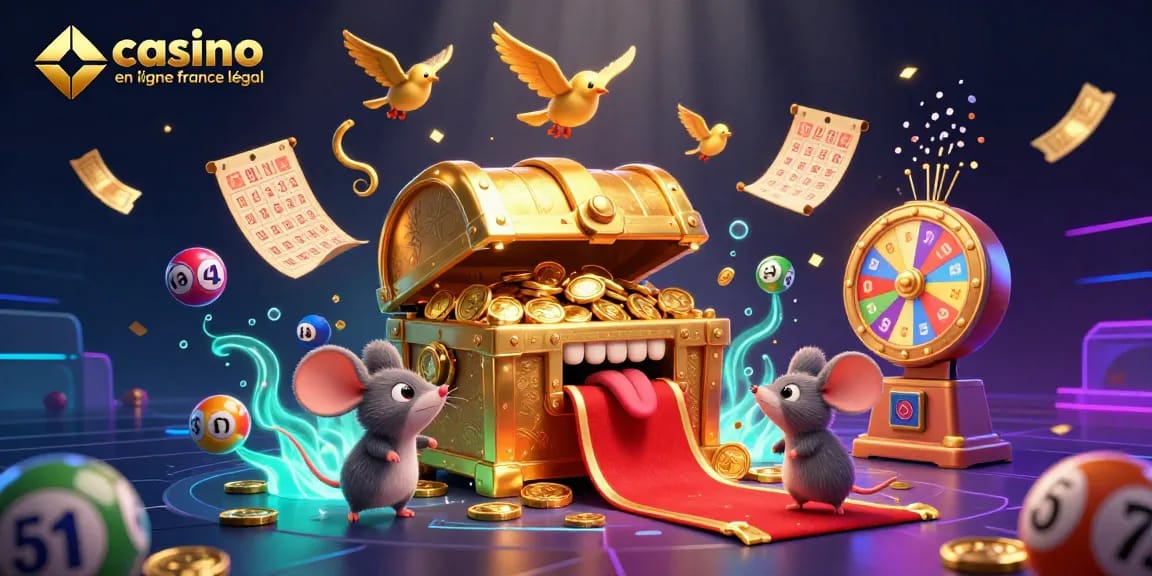 Jouez avec l'univers des casinos grâce à casino en ligne france légal, illustrant une chasse aux richesses ludique.