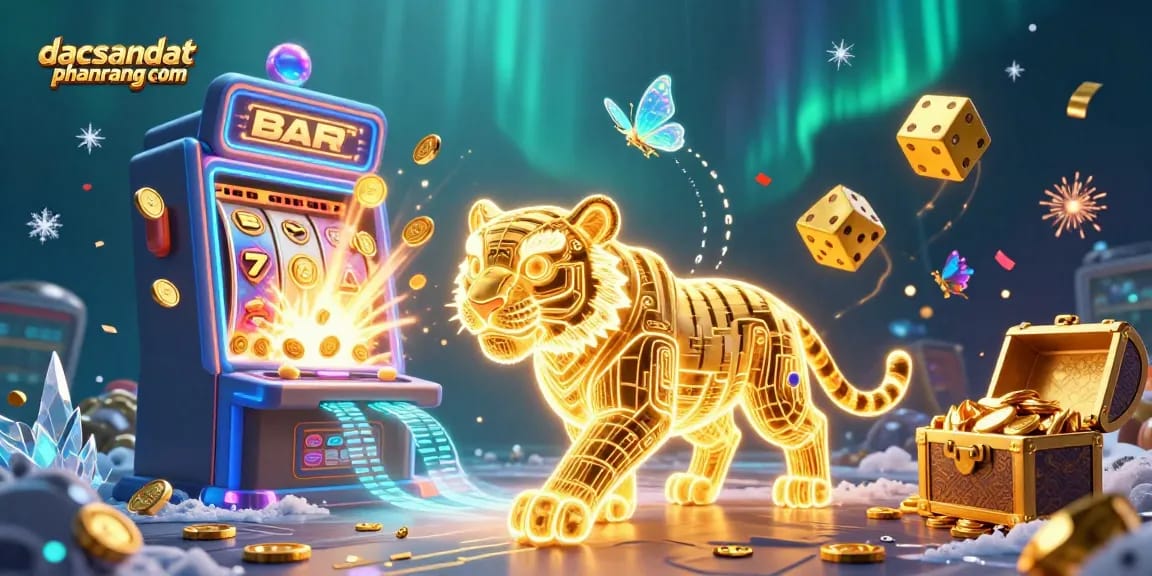 Spin to win with dacsandatphanrang com in an electrifying casino scene packed with vibrant games and designs.