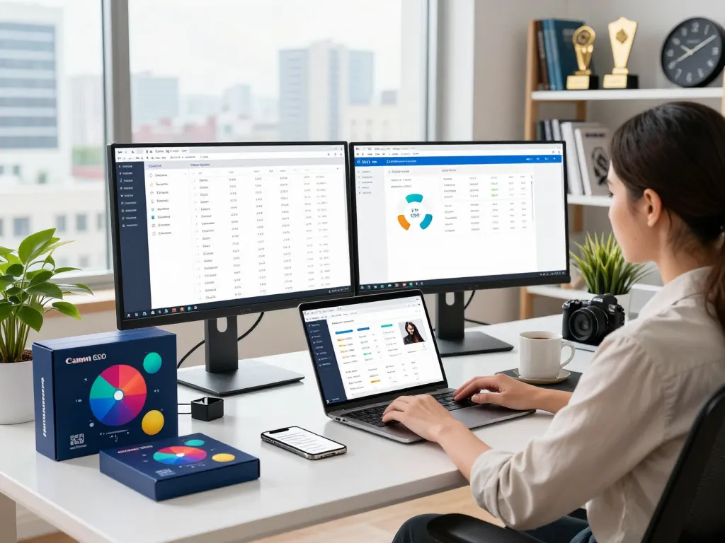 Professional workspace showcasing group buy SEO tools and analytics for effective digital marketing strategies