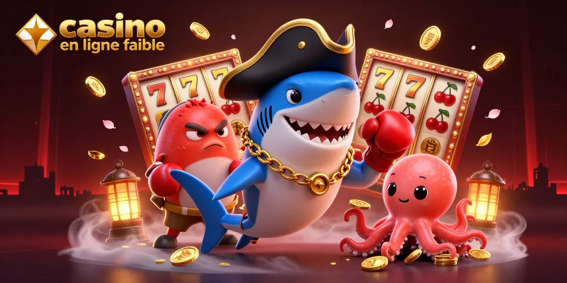 Faites tourner les rouleaux de la machine à sous tout en explorant un casino en ligne fiable avec un requin pirate ludique et des personnages vibrants.