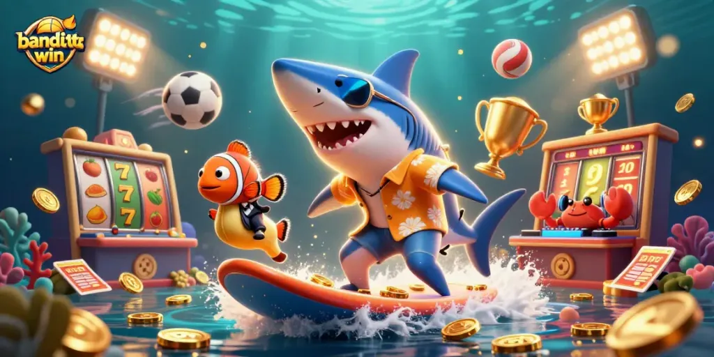 Menangkan jackpot di banditwin dengan ilustrasi kasino yang kaya warna dan detail.