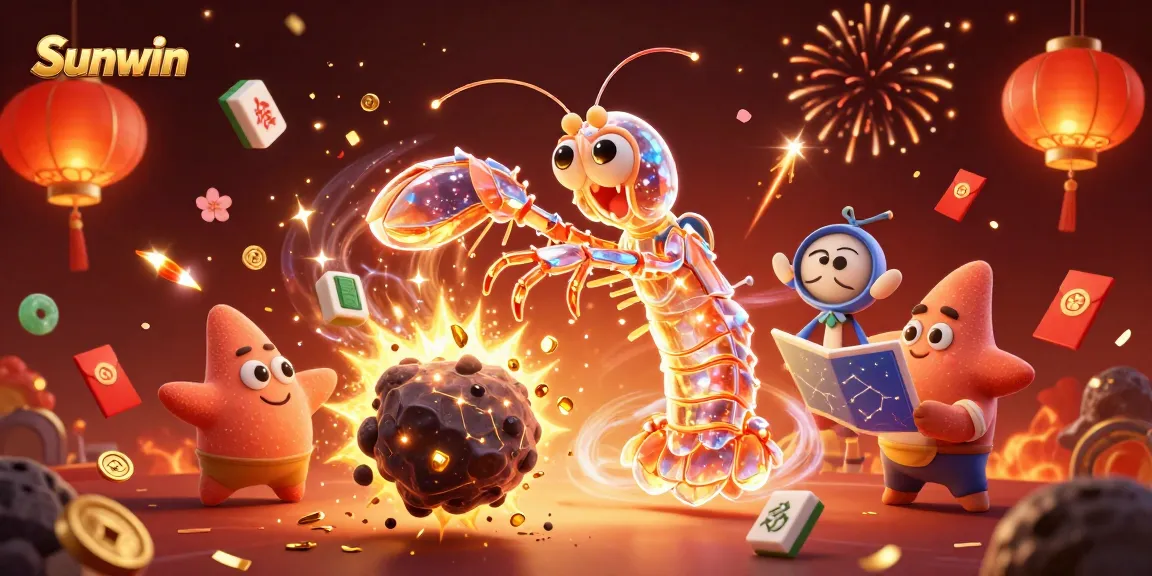 Experience exciting wins with Sunwin in this vibrant casino-themed illustration.
