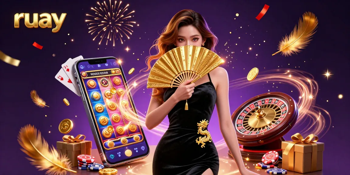 เข้าร่วมการเล่นเกมที่น่าตื่นเต้นที่ Ruay กับผู้หญิงชาวเอเชียที่น่าหลงใหลเฉลิมฉลองชัยชนะท่ามกลางบรรยากาศคาสิโนที่สดใส