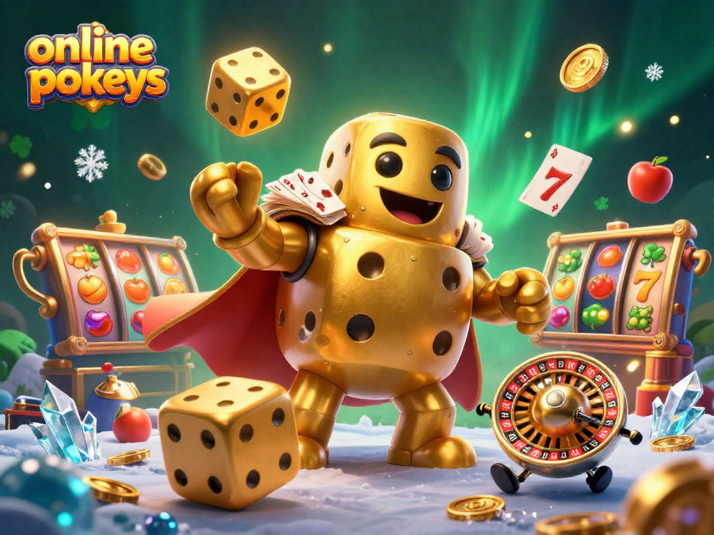 Experience thrilling online pokies through dynamic 3D illustrations of engaging casino scenes.