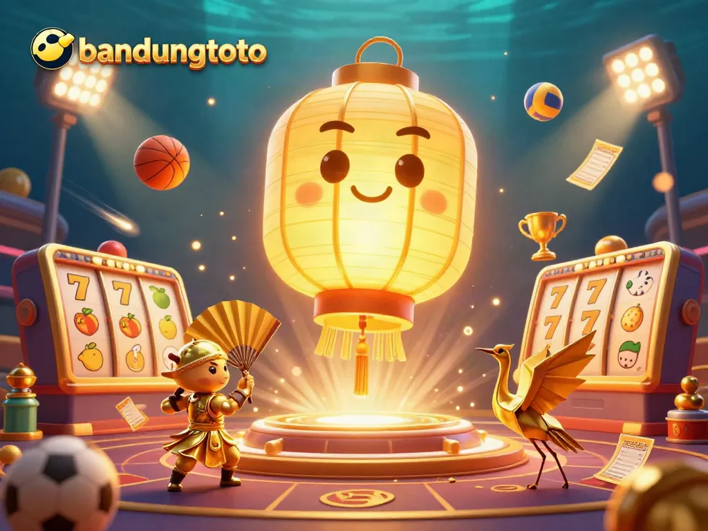 Experience thrilling gaming excitement with bandungtoto featuring a lively casino scene filled with dynamic slot elements.