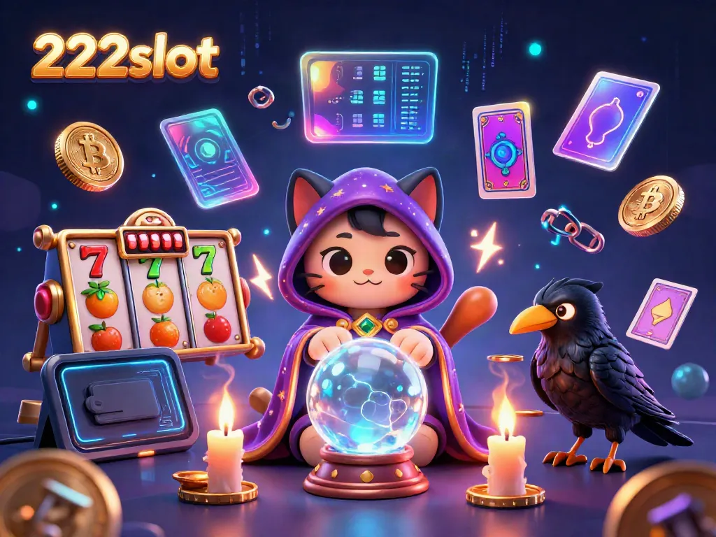 Menangkan jackpot di slot 222slot bersama kucing peramal dan burung gagak misterius.