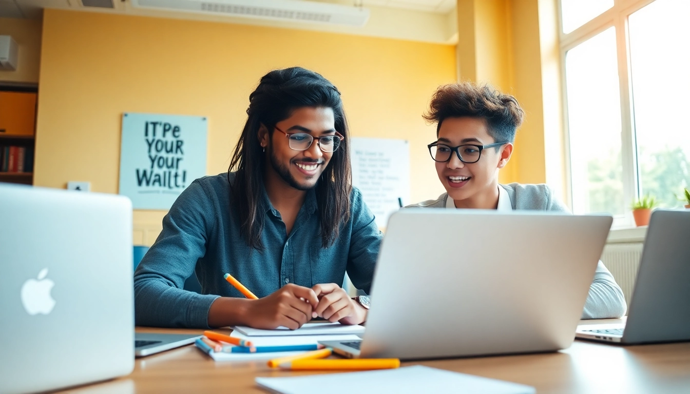 Start a nonprofit as a student, brainstorming in a bright university setting with energizing colors.