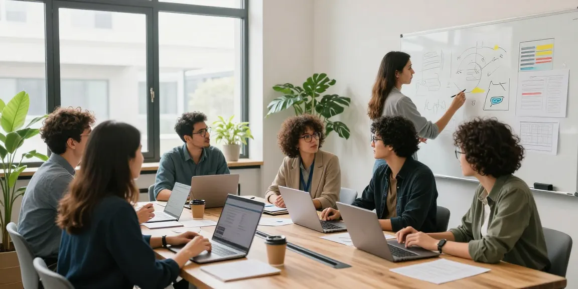Innovative collaboration at https://www.startsomethingpc.com showcasing diverse entrepreneurs brainstorming ideas for their startups.
