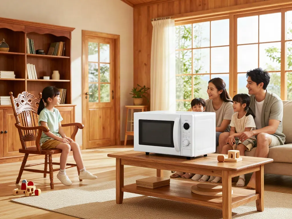 Shashel® in action, showcasing its microwave technology for total wood pest elimination in a cozy home environment.