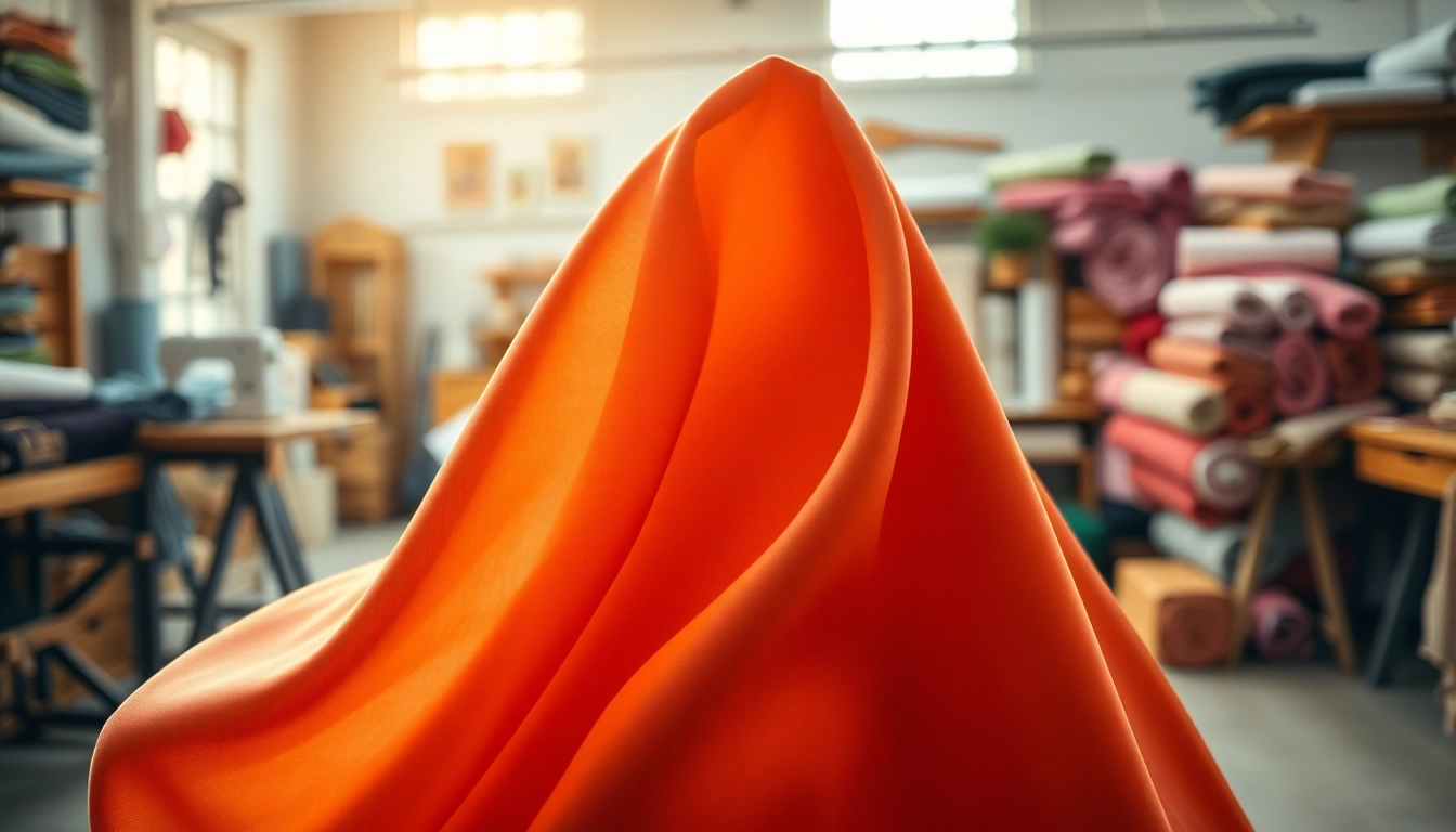Viscose stof met een rijke textuur en glans, perfect voor modeontwerpen.