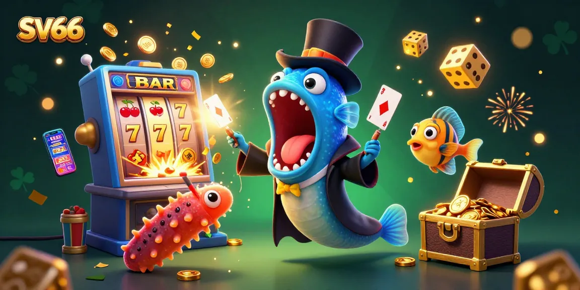 Experience thrilling moments at SV66 with vibrant casino games and charming sea creatures.