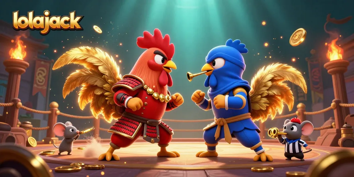 Experience the excitement of lolajack fights with dynamic roosters and thrilling casino elements.