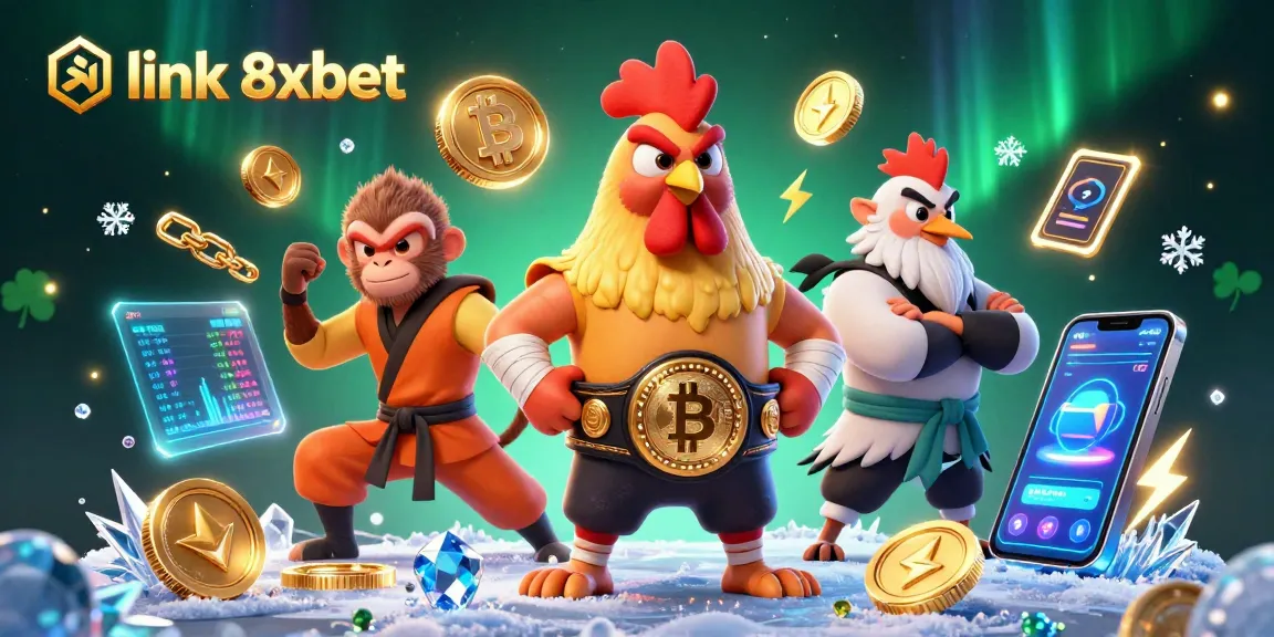 Win exciting games at link 8xbet with vibrant characters and dynamic casino elements.