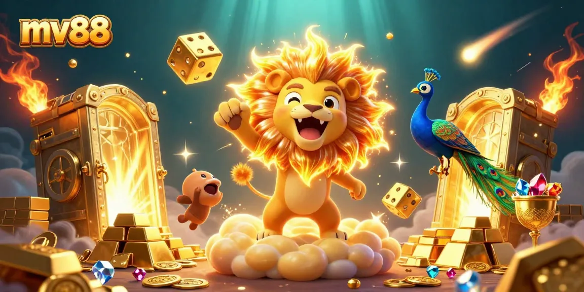 Win big at mv88 with vibrant scenes of gaming excitement and rich treasures.