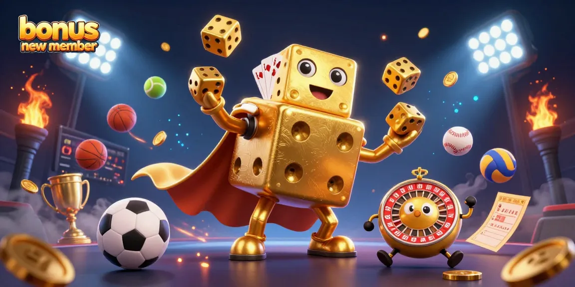 Engage in thrilling sports betting activities with our bonus new member offer and vibrant visuals.