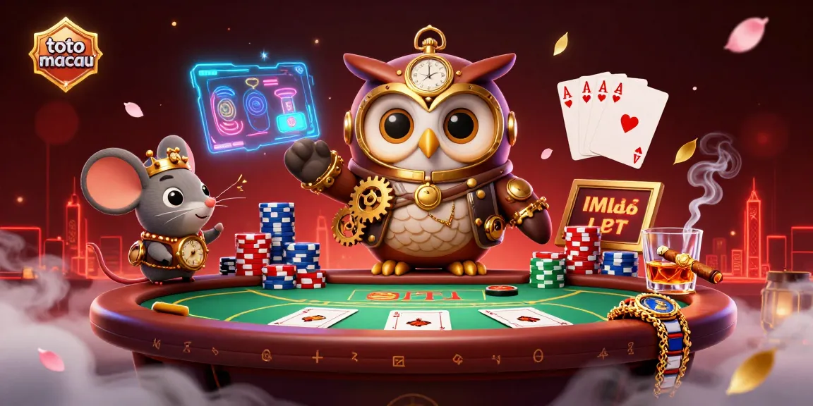 Explore the thrilling world of toto macau as charming characters engage in vibrant casino adventures.