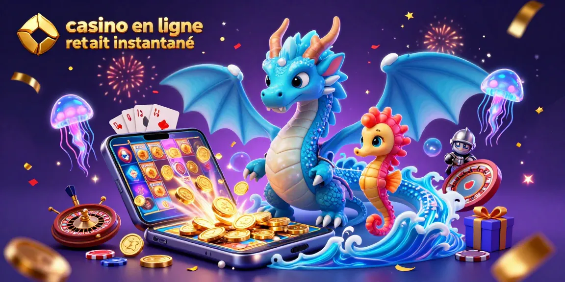 Retrouvez vos gains rapidement grâce au casino en ligne retrait instantané avec une scène dynamique de dragons, chevaliers et jeux.